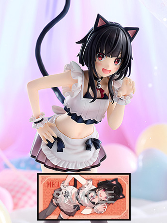 KonoSuba KD Colle Megumin (Light Novel Catgirl Ver.) Kadokawa Special Figure Set Gallery Image 2