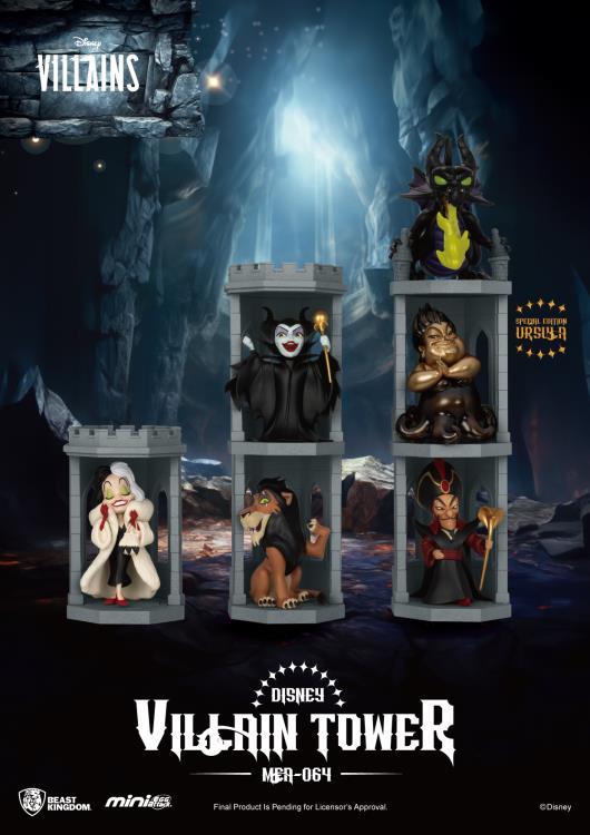 Disney Mini Egg Attack MEA-064 Disney Villains Tower Series Boxed