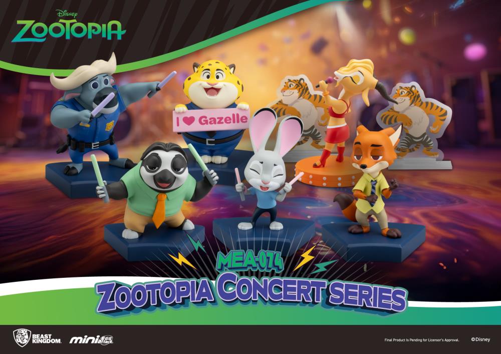 Zootopia Mini Egg Attack MEA-074 Zootopia Concert Series Boxed Set of 6 Figures Gallery Image 15
