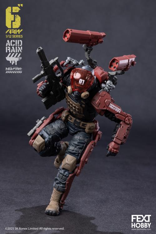 Acid Rain World: Novark FXH-AR 001-004 Set of 4 1/12 Scale Action Figures Gallery Image 9