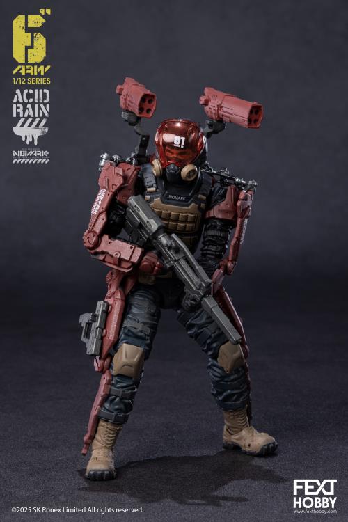 Acid Rain World: Novark FXH-AR 001-004 Set of 4 1/12 Scale Action Figures Gallery Image 10