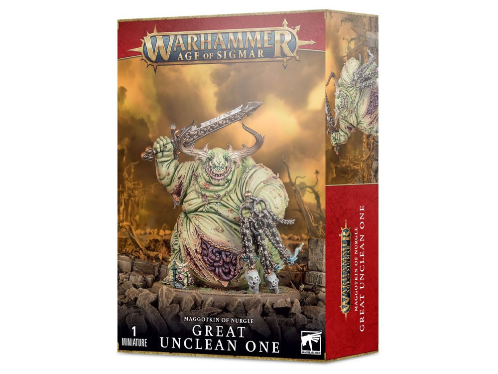 Warhammer Age of Sigmar Maggotkin of Nurgle Great Unclean One Miniature Gallery Image 1