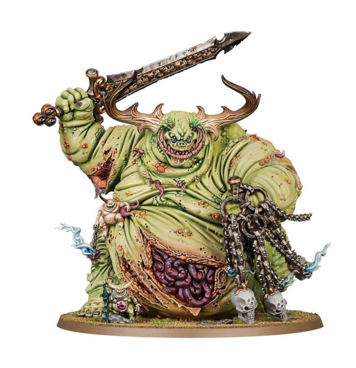 Warhammer Age of Sigmar Maggotkin of Nurgle Great Unclean One Miniature Gallery Image 3