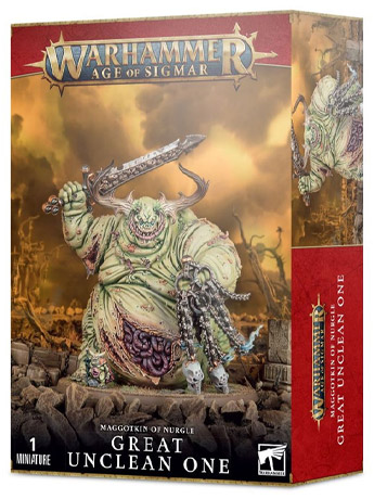Warhammer Age of Sigmar Maggotkin of Nurgle Great Unclean One Miniature Gallery Image 2