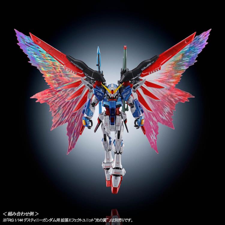 Mobile Suit Gundam SEED Destiny RG Destiny Gundam (Titanium Finish) 1/144 Scale Model Kit (Reissue) Gallery Image 9