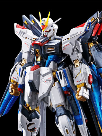 Mobile Suit Gundam SEED Destiny RG Strike Freedom Gundam (Titanium Finish) 1/144 Scale Model Kit (Reissue) Gallery Image 2