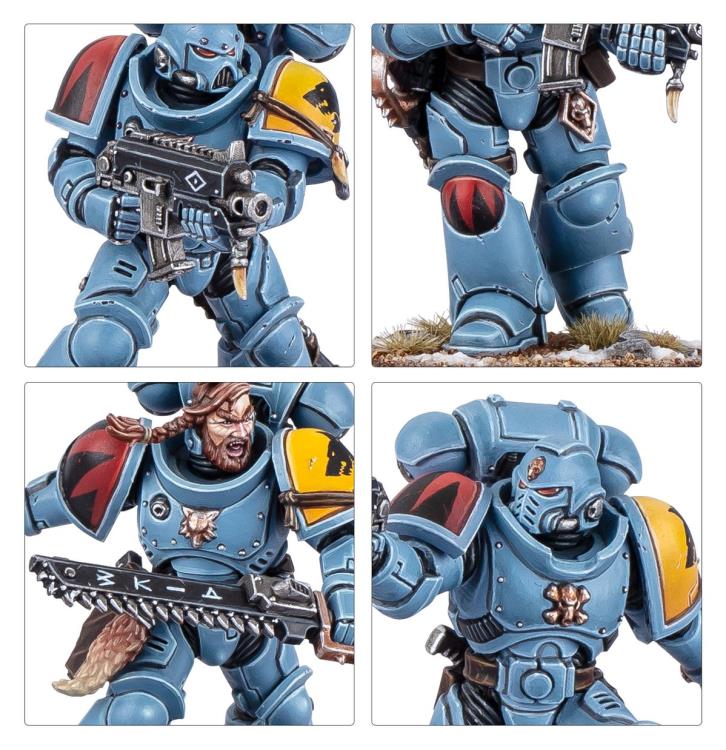 Warhammer 40,000 Space Wolves Grey Hunters Citadel Miniatures Set Gallery Image 4