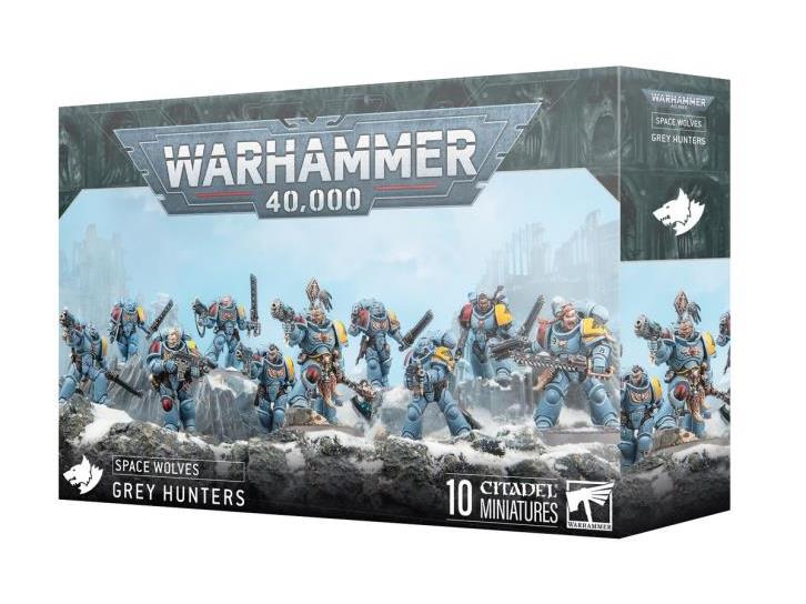Warhammer 40,000 Space Wolves Grey Hunters Citadel Miniatures Set Gallery Image 7