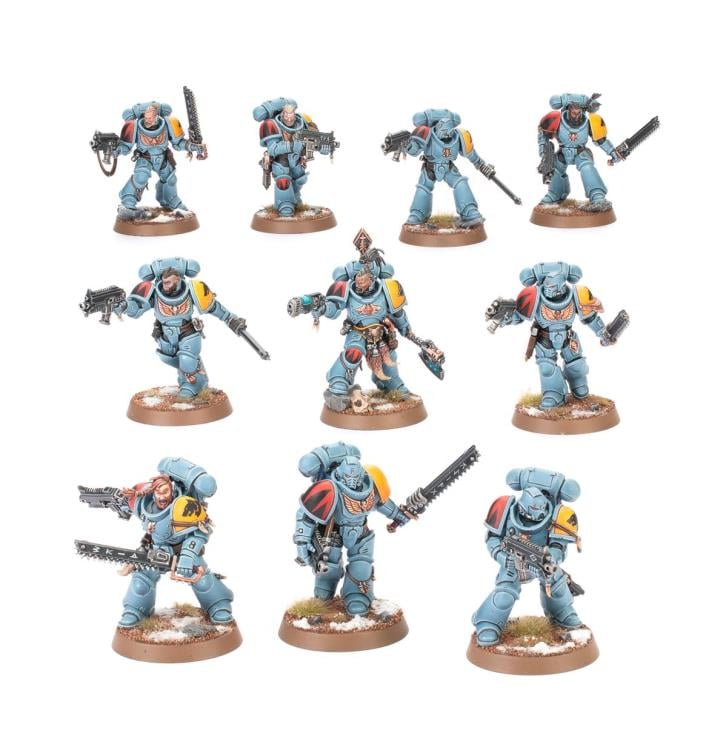 Warhammer 40,000 Space Wolves Grey Hunters Citadel Miniatures Set Gallery Image 3