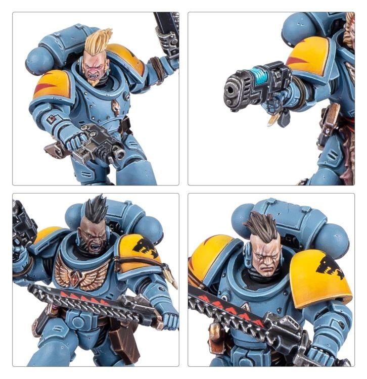 Warhammer 40,000 Space Wolves Blood Claws Citadel Miniatures Set Gallery Image 5