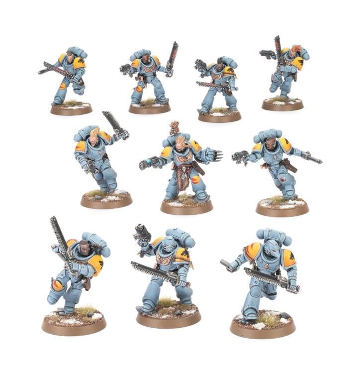 Warhammer 40,000 Space Wolves Blood Claws Citadel Miniatures Set Gallery Image 3