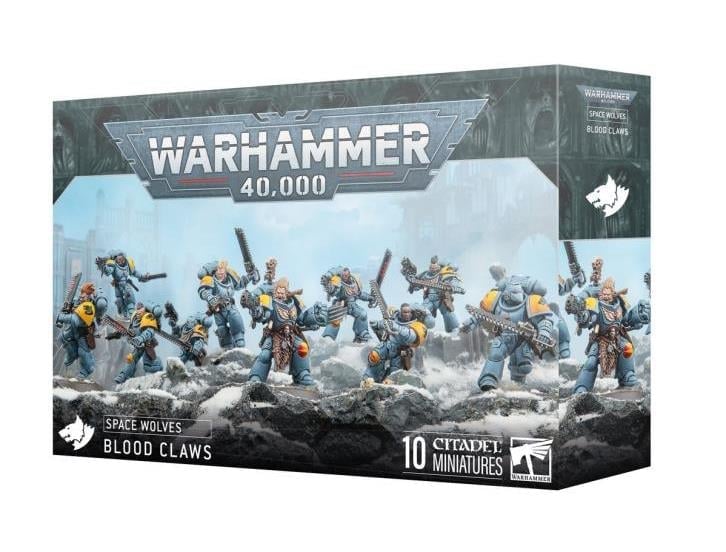 Warhammer 40,000 Space Wolves Blood Claws Citadel Miniatures Set Gallery Image 7