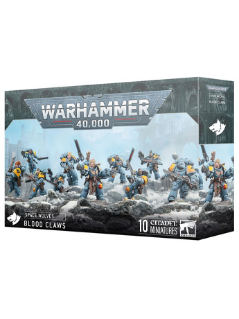 Warhammer 40,000 Space Wolves Blood Claws Citadel Miniatures Set Gallery Image 2