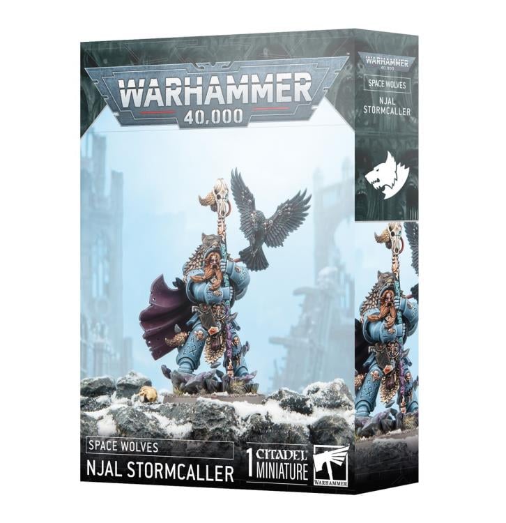 Warhammer 40,000 Space Wolves Njal Stormcaller Citadel Miniature Gallery Image 5