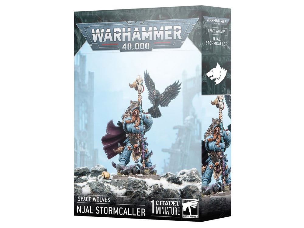 Warhammer 40,000 Space Wolves Njal Stormcaller Citadel Miniature Gallery Image 1