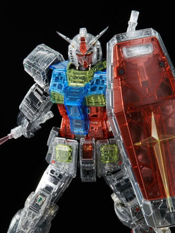 Mobile Suit Gundam PG Unleashed RX-78-2 Gundam (Clear Color Body) 1/60 Scale Armor Expansion Set (Reissue) Gallery Image 2