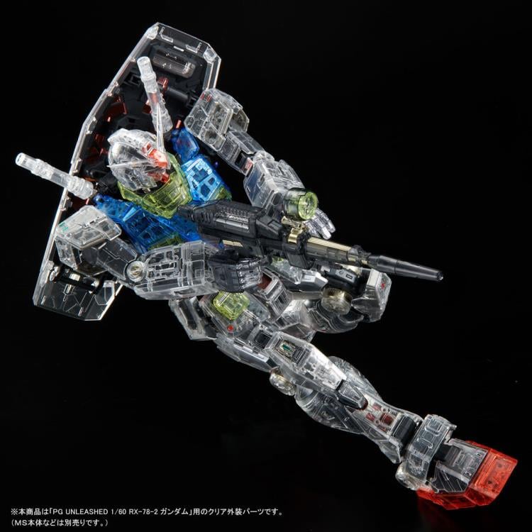 PG UNLEASHED RX-78-2 ガンダム クリアカラーボディセット Mobile Suit Gundam PG Unleashed RX-78-2 Gundam (Clear Color Body
