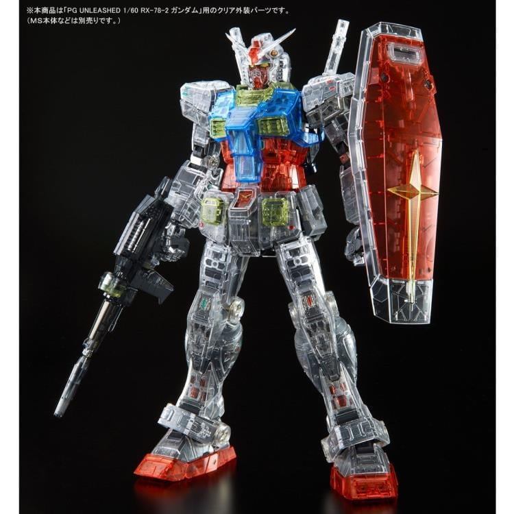 Mobile Suit Gundam PG Unleashed RX-78-2 Gundam (Clear Color Body) 1/60 Scale Armor Expansion Set (Reissue) Gallery Image 3