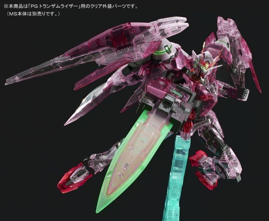Mobile Suit Gundam 00 PG Gundam 00 Trans-Am Raiser (Clear Color Body) 1/60 Scale Armor Expansion Set (Reissue) Gallery Image 6