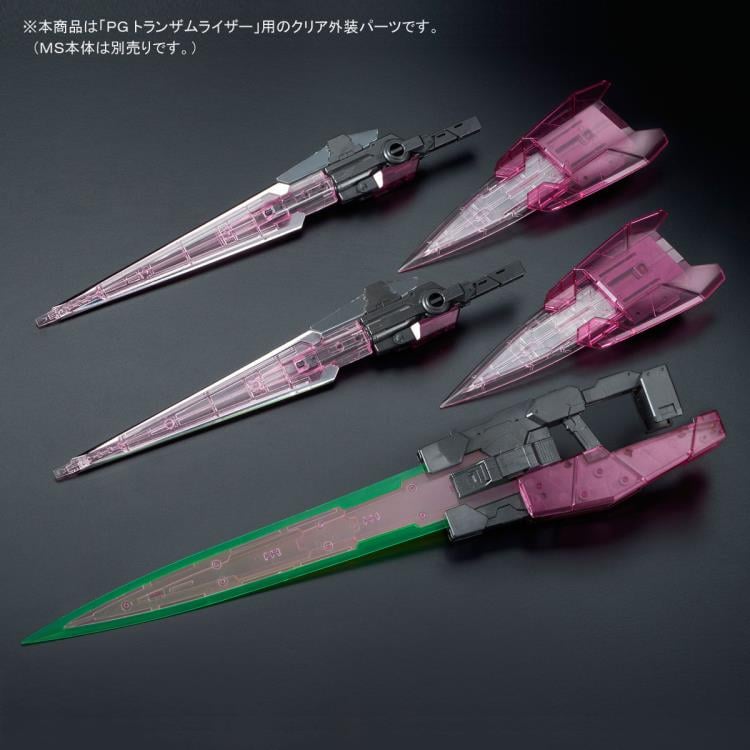 Mobile Suit Gundam 00 PG Gundam 00 Trans-Am Raiser (Clear Color Body) 1/60 Scale Armor Expansion Set (Reissue) Gallery Image 11