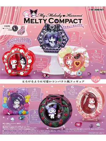 Sanrio My Melody & Kuromi Melty Compact Boxed Set of 6 Gallery Image 2