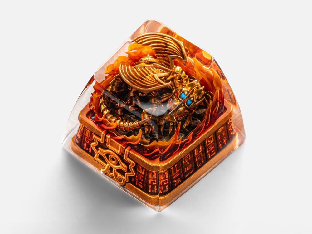 Yu-Gi-Oh! The Winged Dragon of Ra Artisan Resin Keycap Gallery Image 1