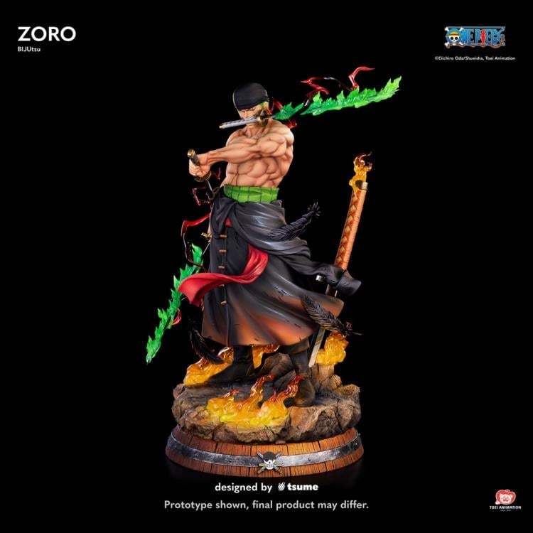 Tsume ワンピース ゾロ スタチュー　ガレージ 1/4 BIJUtsu One Piece BIJUtsu Roronoa Zoro Limited Edition Statue 1/4 Scale Statue