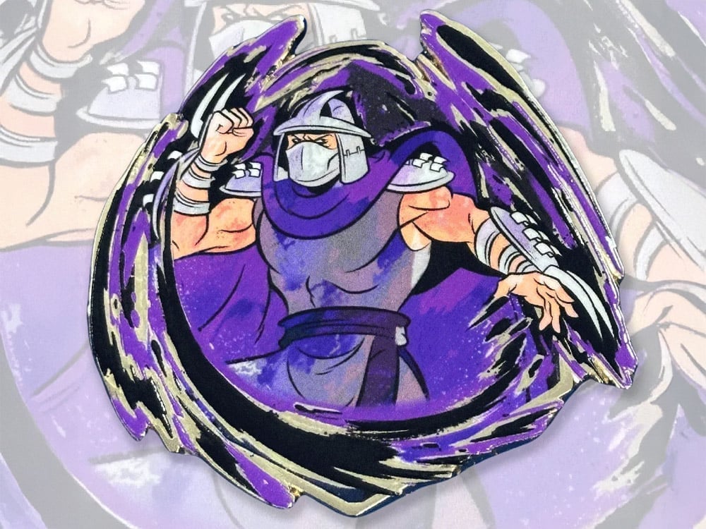 Teenage Mutant Ninja Turtles Painterly Series Shredder C2E2 2025 Exclusive Pin Gallery Image 1