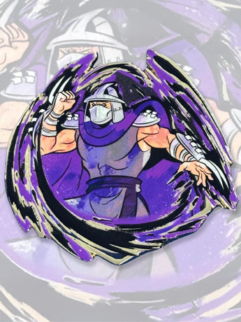 Teenage Mutant Ninja Turtles Painterly Series Shredder C2E2 2025 Exclusive Pin Gallery Image 2