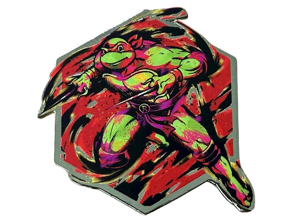 Teenage Mutant Ninja Turtles Painterly Series Raphael Limited Edition Pin Gallery Image 1