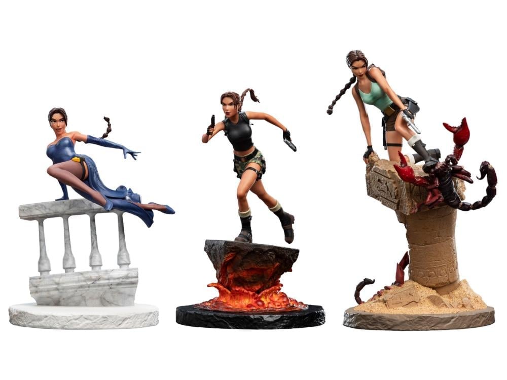 Pepsiman X-Files Tomb Raider フィギュア3種セット Tomb Raider: The Angel of Darkness The Sanctuary of Flame Lara