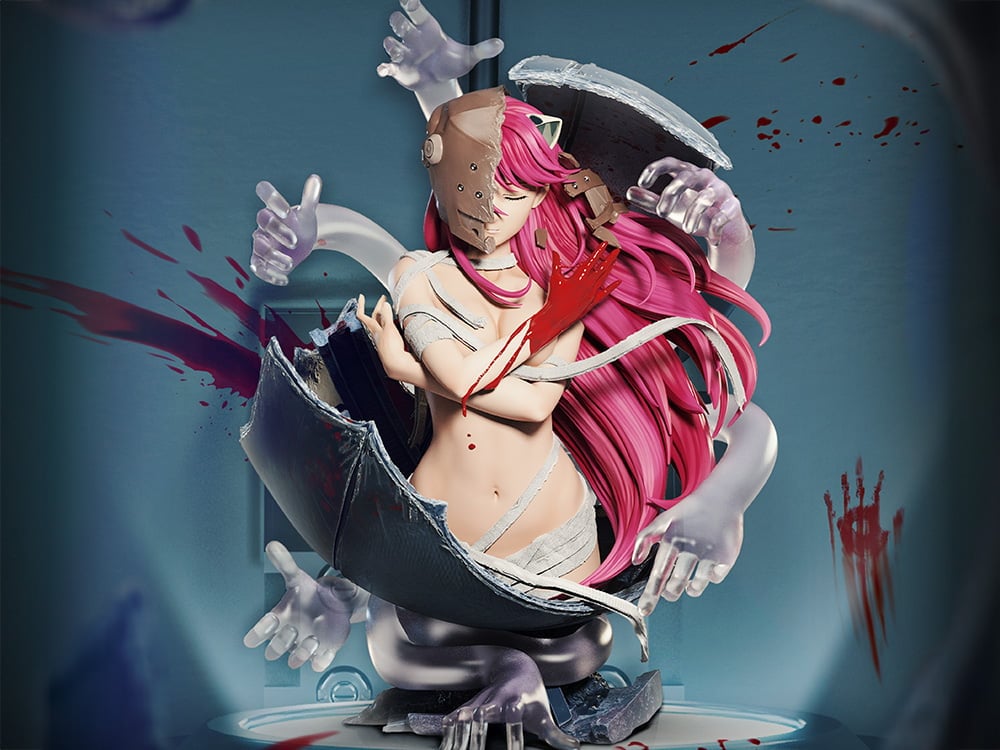 Elfen Lied Elite Lucy 1/4 Scale Limited Edition Bust Gallery Image 1