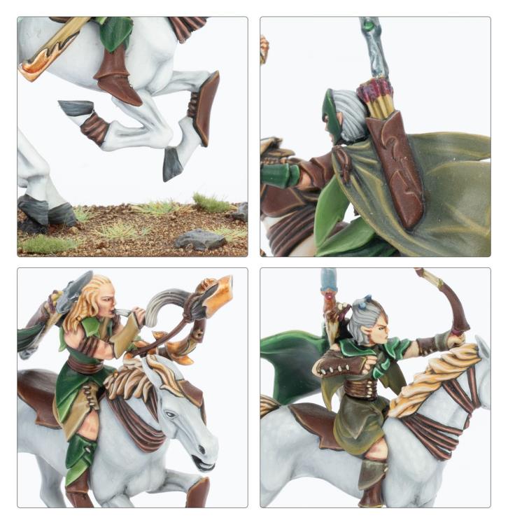 Warhammer: The Old World Wood Elf Realms Glade Riders Citadel Miniatures Set Gallery Image 5