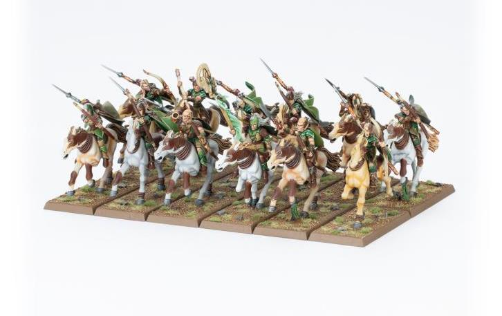Warhammer: The Old World Wood Elf Realms Glade Riders Citadel Miniatures Set Gallery Image 3