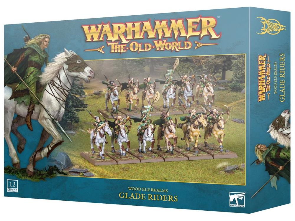 Warhammer: The Old World Wood Elf Realms Glade Riders Citadel Miniatures Set Gallery Image 1