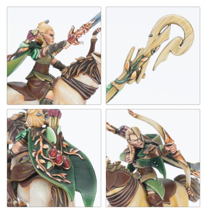 Warhammer: The Old World Wood Elf Realms Glade Riders Citadel Miniatures Set Gallery Image 4