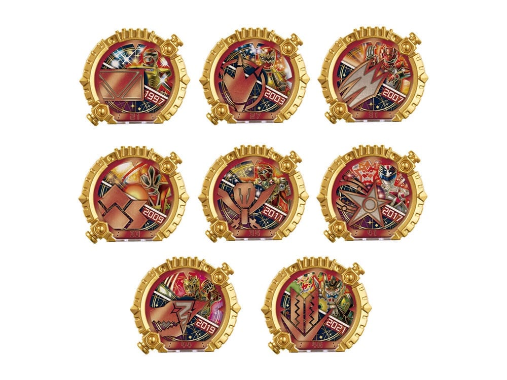 No.1 Sentai Gozyuger DX Sentai Rings Power Up Booster 03 Box of 8 Random Sentai Rings Gallery Image 1