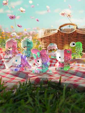 Sanrio x Kandy Floral Daydream Series Box of 6 Figures Gallery Image 2