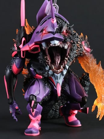 Godzilla vs. Evangelion Defo-Real Evangelion Unit-01 (Burning G Awakened Form) Figure Gallery Image 2