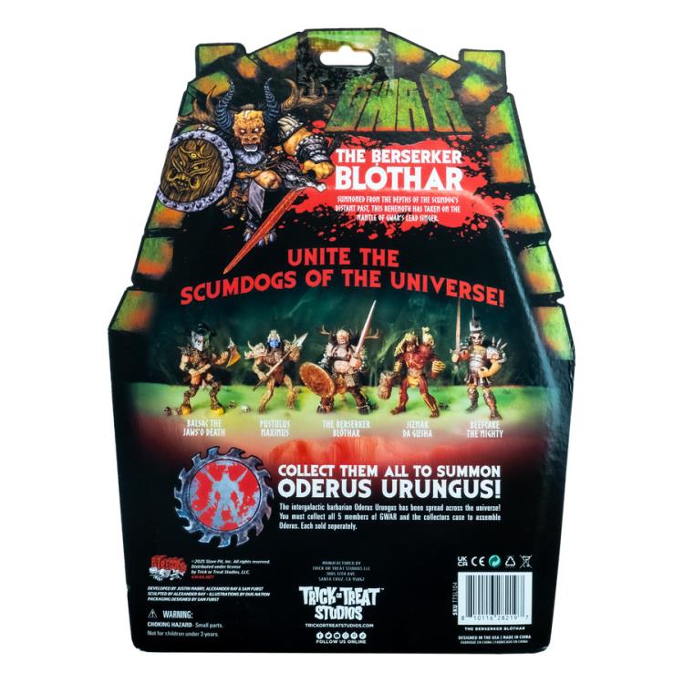 GWAR Blothar the Berserker Action Figure Gallery Image 10