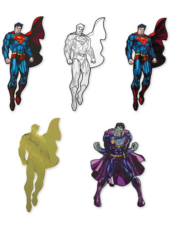 DC Comics FiGPiN Quest Superman Random Limited Edition Pin Gallery Image 2