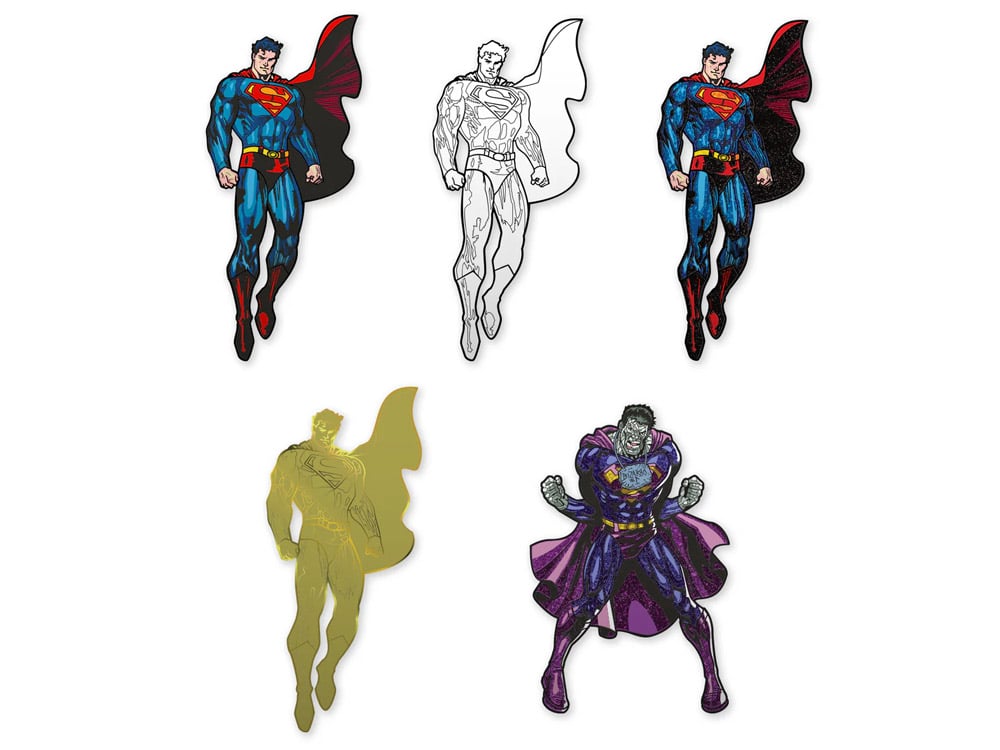 DC Comics FiGPiN Quest Superman Random Limited Edition Pin Gallery Image 1