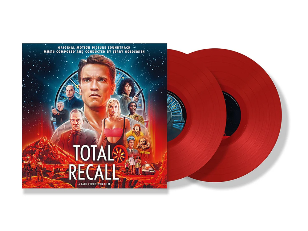 Total Recall Original Motion Picture Soundtrack Vinyl 2XLP (Translucent Red) Gallery Image 1