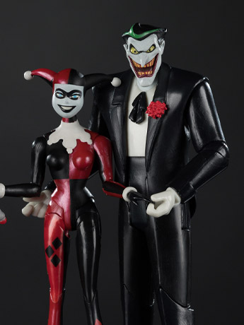Batman: The Animated Series Harley Quinn & Joker (Mad Love) Action Figure Two-Pack Gallery Image 2