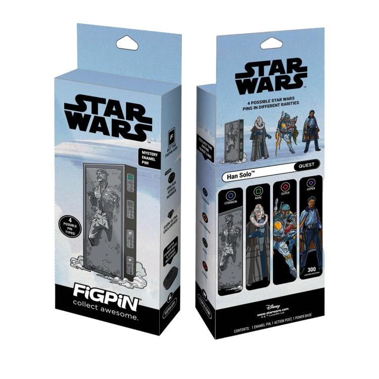 Star Wars FiGPiN Quest Han Solo Random Limited Edition Pin Gallery Image 7