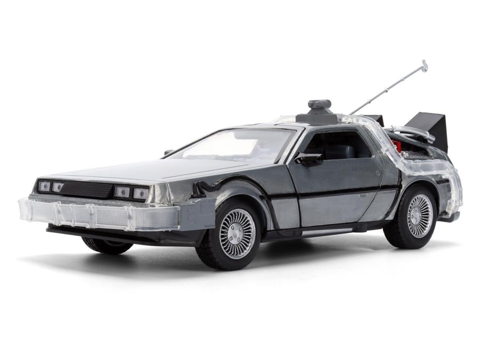 Back to the Future 40th Anniversary Hollywood Rides Time Machine (Doc Brown Packaging Ver.) 1/24 Scale Model Gallery Image 6