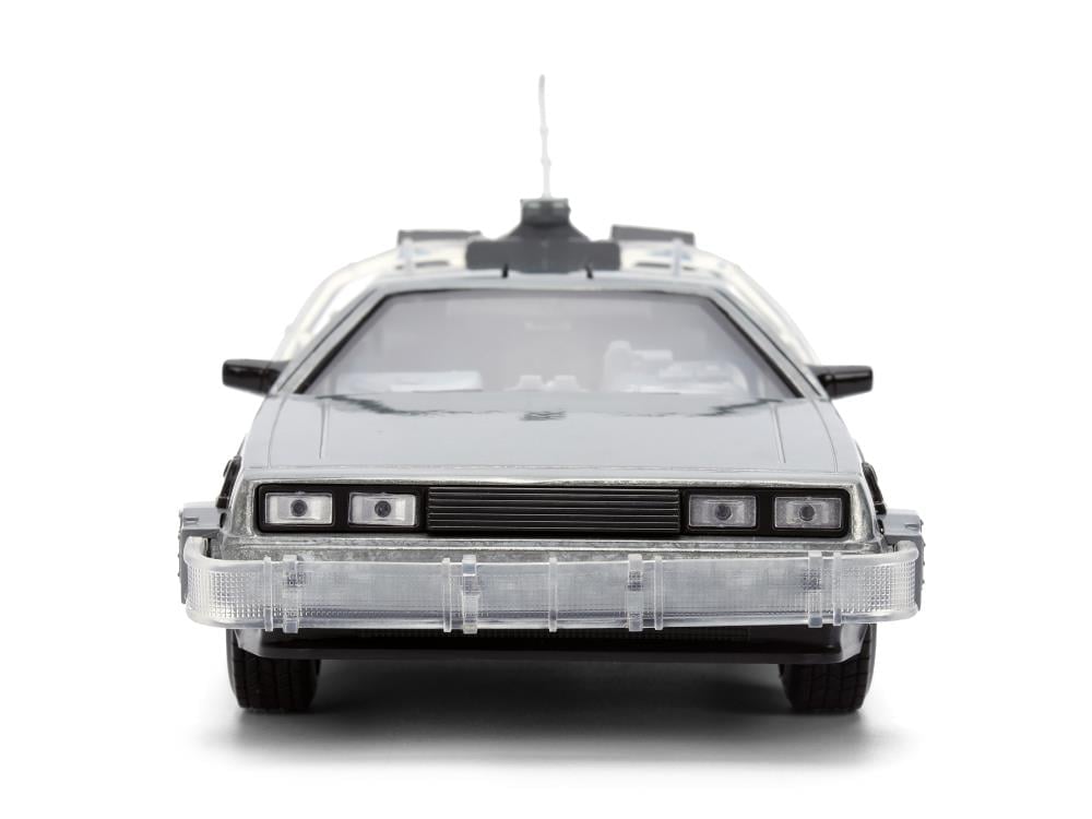 Back to the Future 40th Anniversary Hollywood Rides Time Machine (Doc Brown Packaging Ver.) 1/24 Scale Model Gallery Image 4