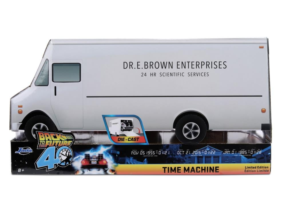 Back to the Future 40th Anniversary Hollywood Rides Time Machine (Doc Brown Packaging Ver.) 1/24 Scale Model Gallery Image 13