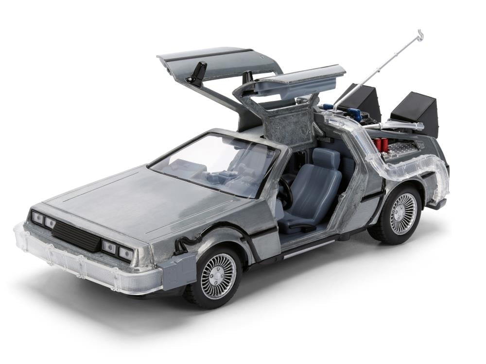 Back to the Future 40th Anniversary Hollywood Rides Time Machine (Doc Brown Packaging Ver.) 1/24 Scale Model Gallery Image 10