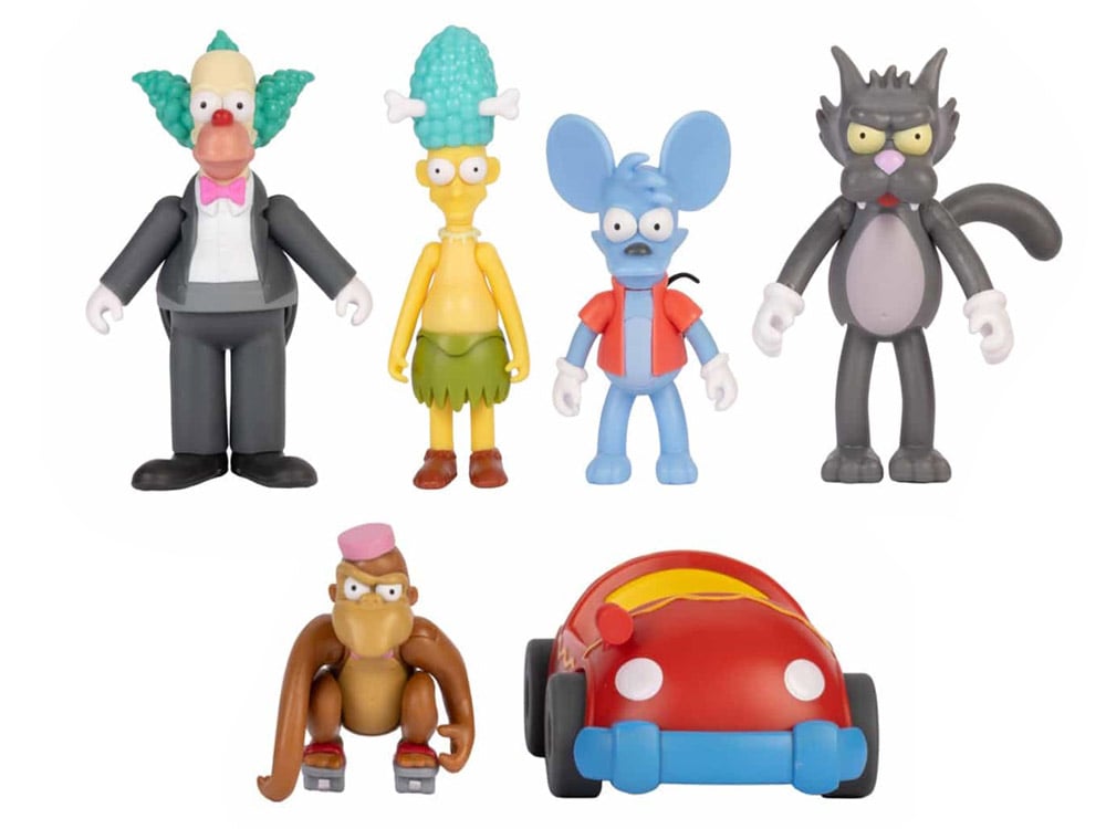 The Simpsons Krusty the Clown Show 2.5-Inch Scale Figure Multipack Gallery Image 1